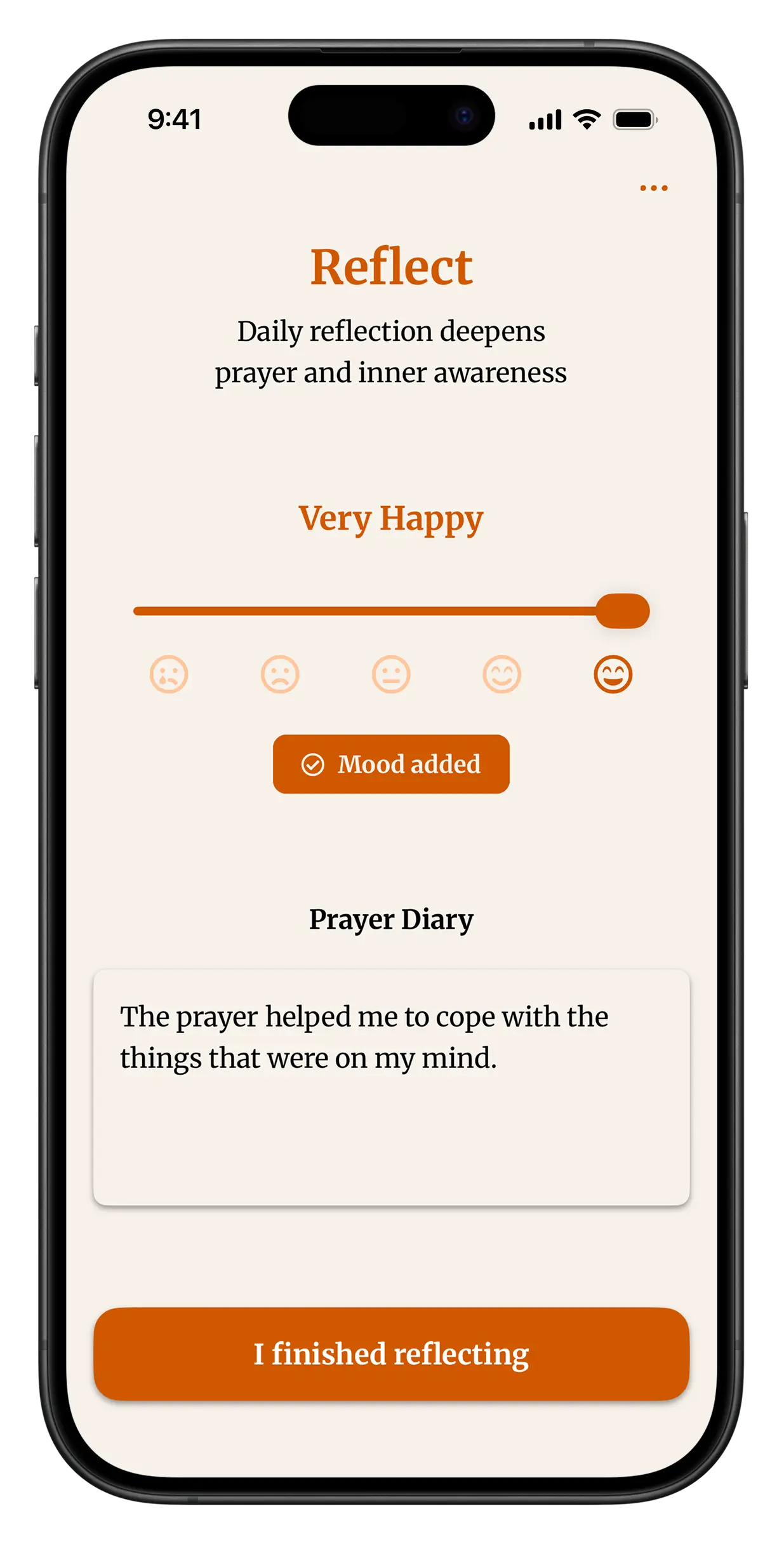 Reflection After Prayer