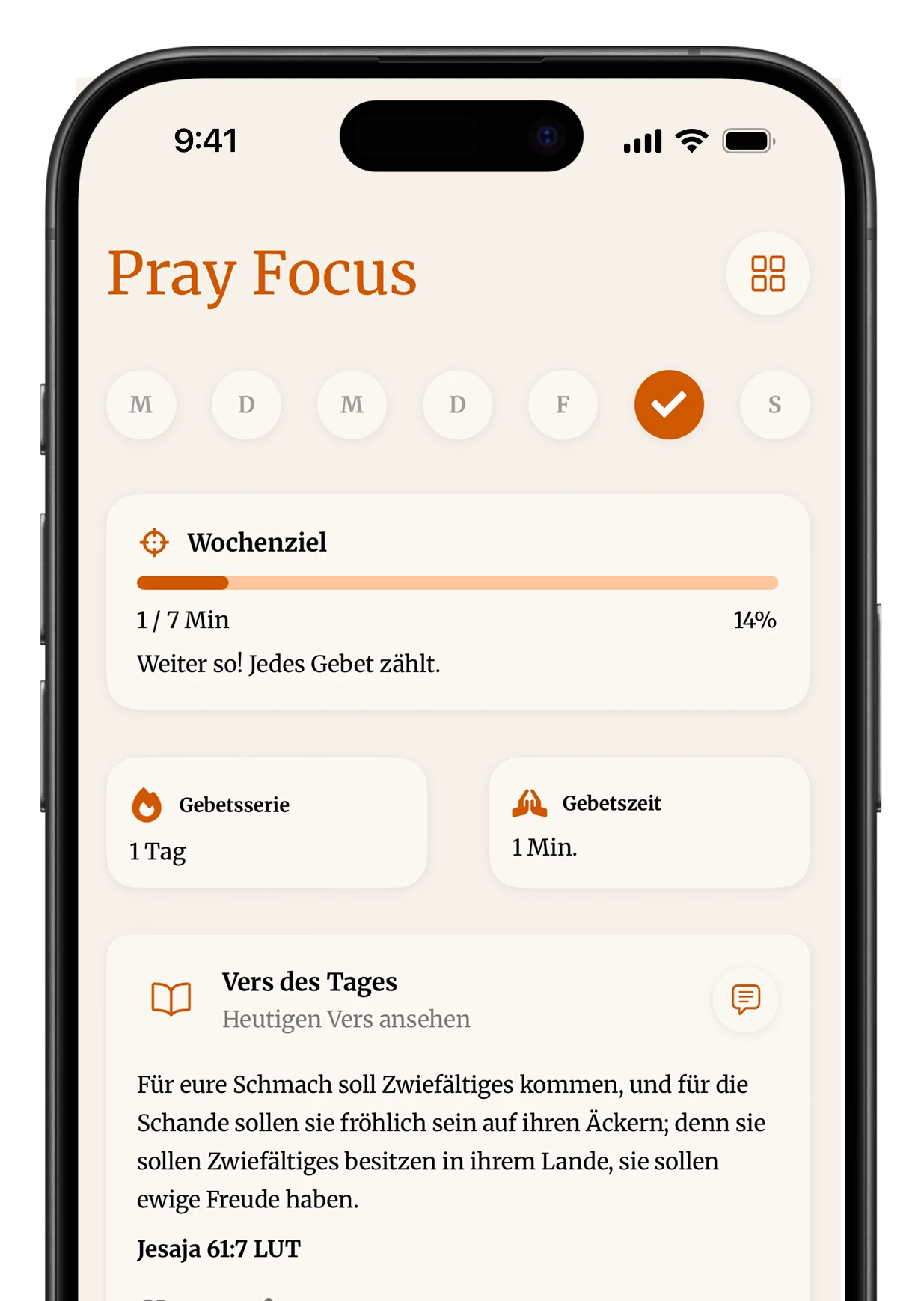 Pray Focus App