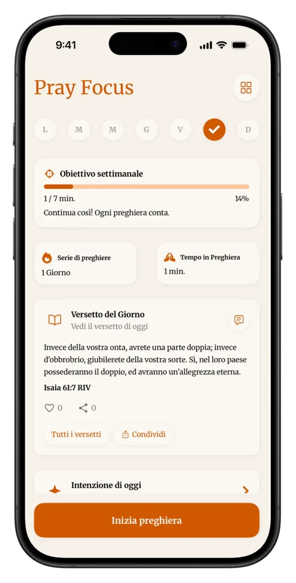 Pray Focus App Screenshot