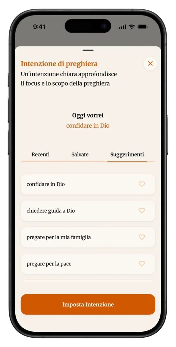 Intenzioni di Preghiera